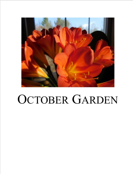October Garden title page